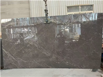 Turkey Hermès Gray  Marble Slabs For Decoration