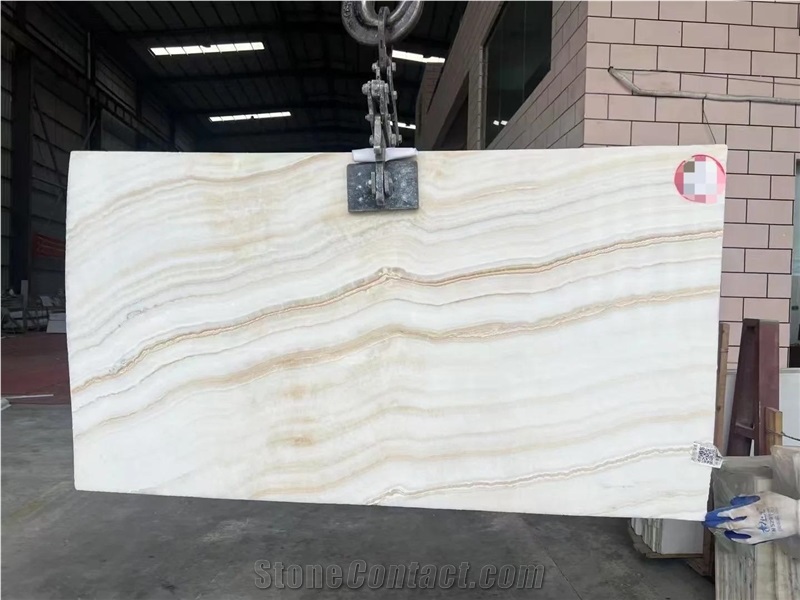 White Tiger Onyx Slabs Polished 1.8Cm