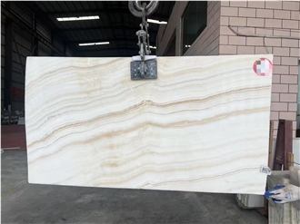 White Tiger Onyx Slabs Polished 1.8Cm