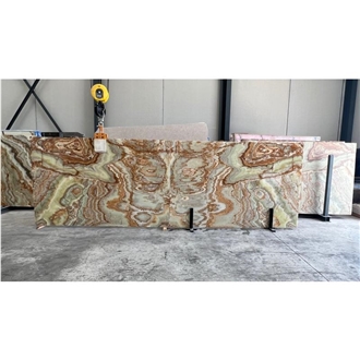 Onice Verde Persiano Green Onyx Slabs