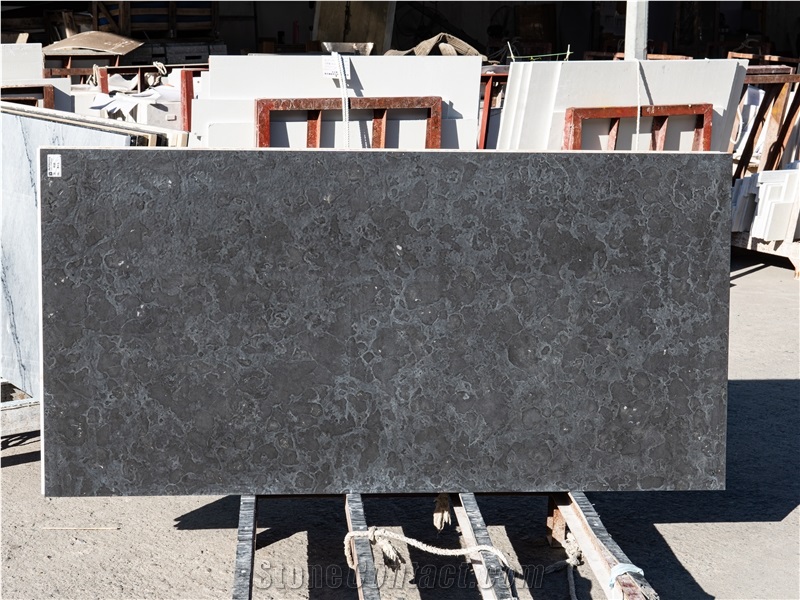 BST004 Rhino Grey Marble Tiles Slabs