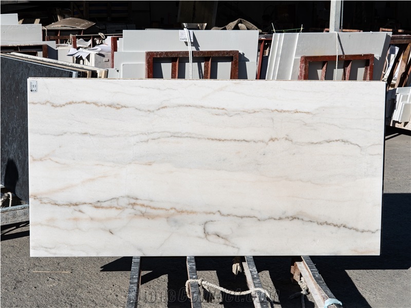 BST020 White Marble Slabs, Tiles