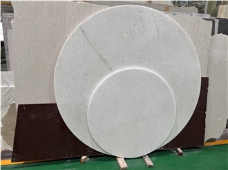 Natural White Marble Stone Table Tops