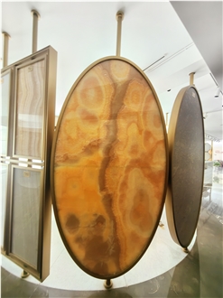 Onyx Slabs Natural  Luxury Yellow Onyx Tiles