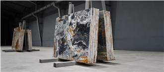 Ajami Black Onyx Slabs