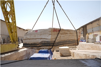 Ajami White Onyx  Blocks BSQ 159
