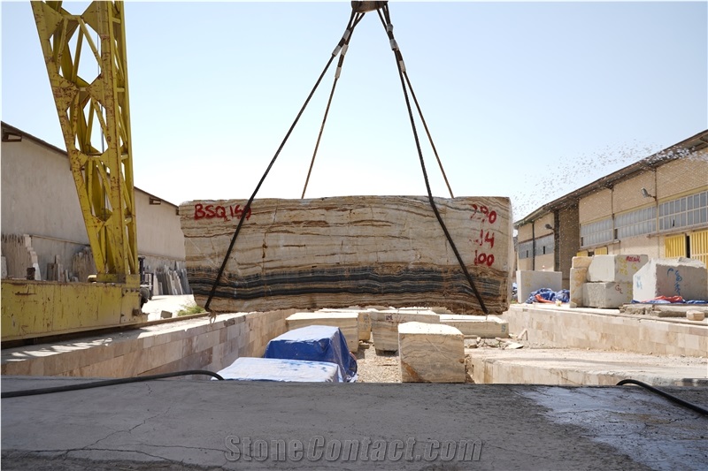 Ajami White Onyx  Blocks BSQ 159