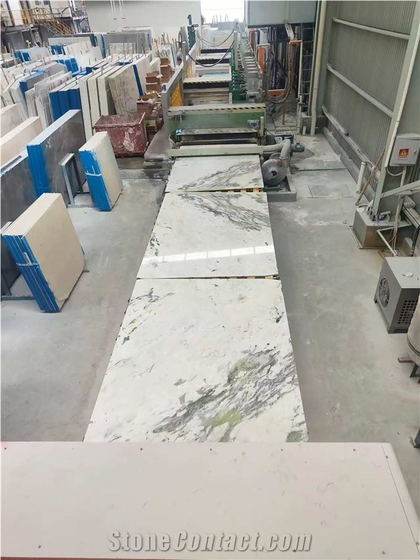 Glacier White Clivia White Slab Tiles