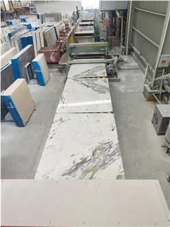 Glacier White Clivia White Slab Tiles