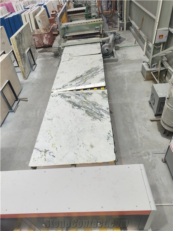 Glacier White Clivia White Slab Tiles