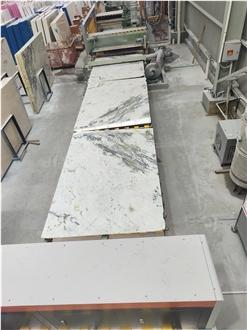 Glacier White Clivia White Slab Tiles