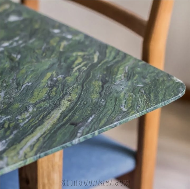 Picasso Green Granite Kitchen Countertop