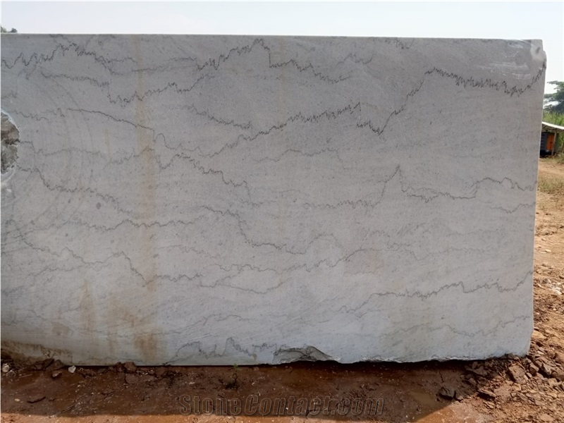 Uige Grey Marble Blocks With Veins