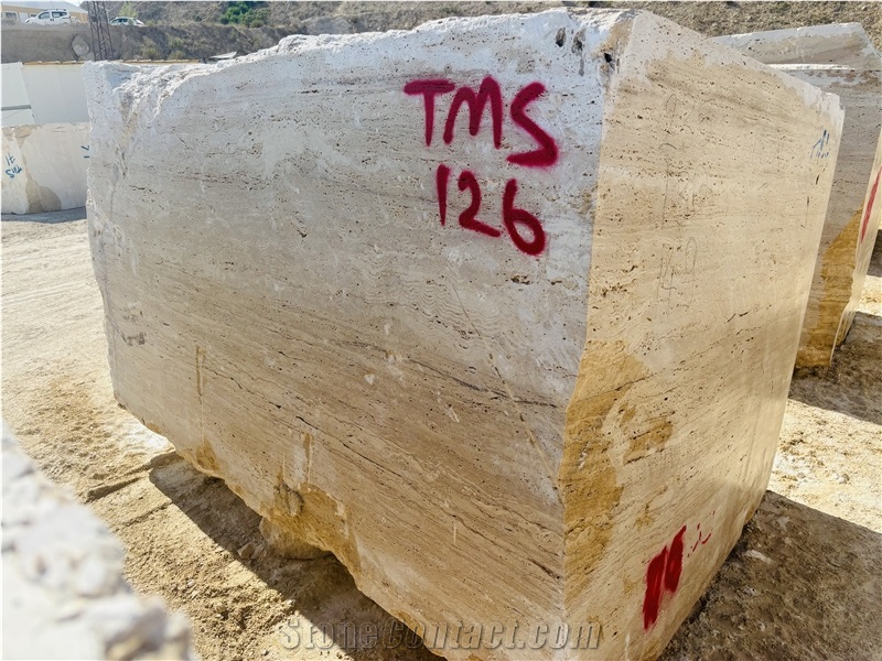 Classic Light Beige Travertine Blocks