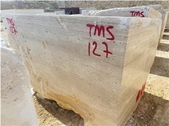 Classic Light Beige Travertine Blocks