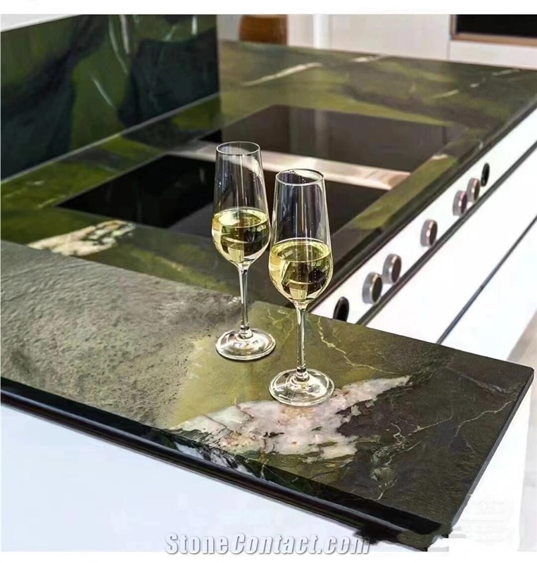Avocado Green  Quartzite Slabs