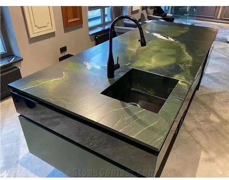 Avocado Green  Quartzite Slabs