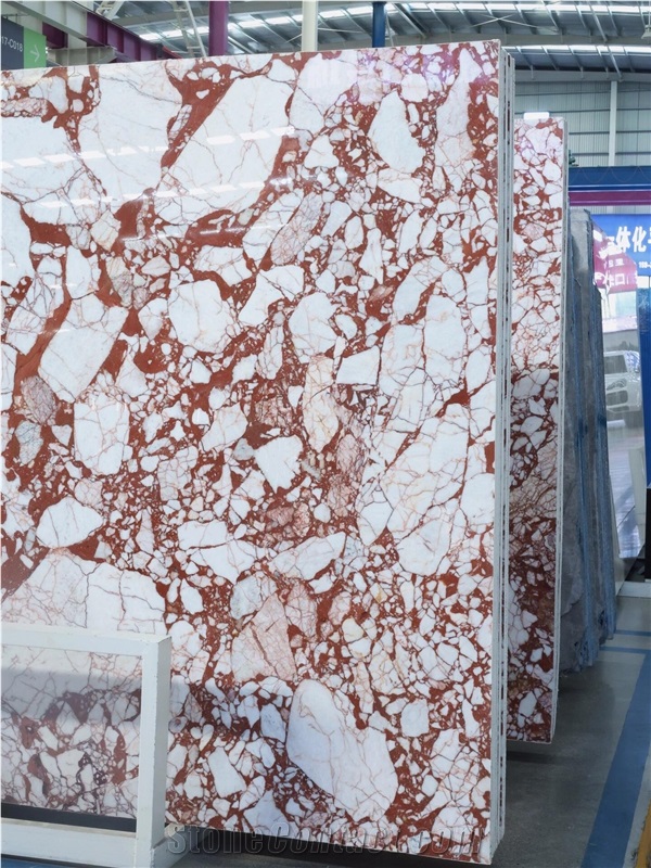 Bvlgari Calacatta Red Marble Slabs