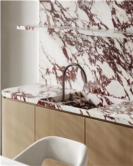 Bvlgari Calacatta Red Marble Slabs