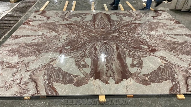 Lavender Cherry Marble Slabs