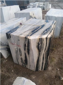 Natural Crystal White Tanzania White Marble Blocks