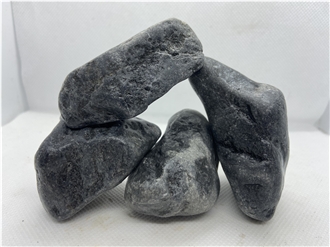 Black Marble Tumbled Pebble Stone