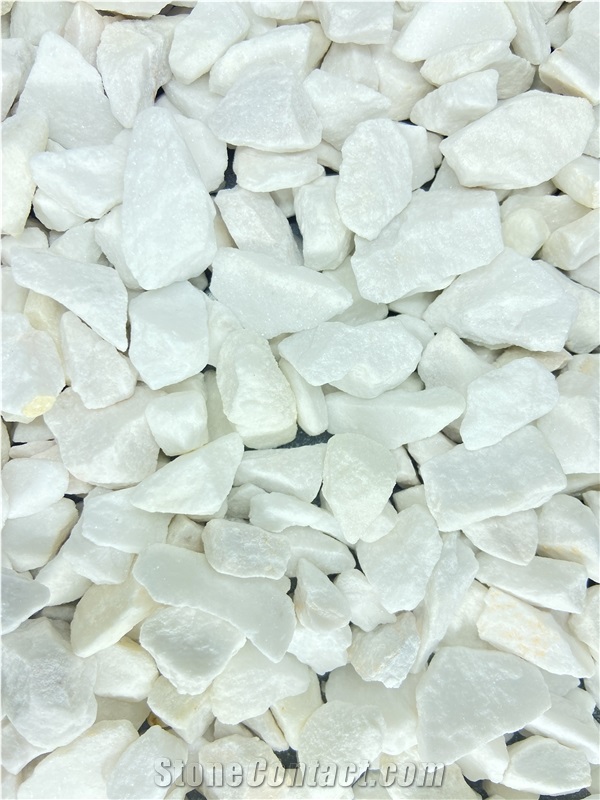 Extra White Marble Crushed Stone