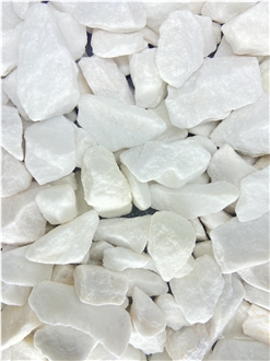 Extra White Marble Crushed Stone