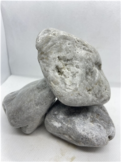 Moon Gray Marble Pebble Stone