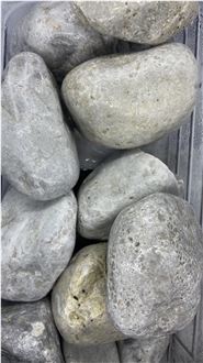 Moon Gray Marble Pebble Stone