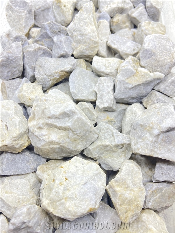 Off-White Dolomite Crushed Stone