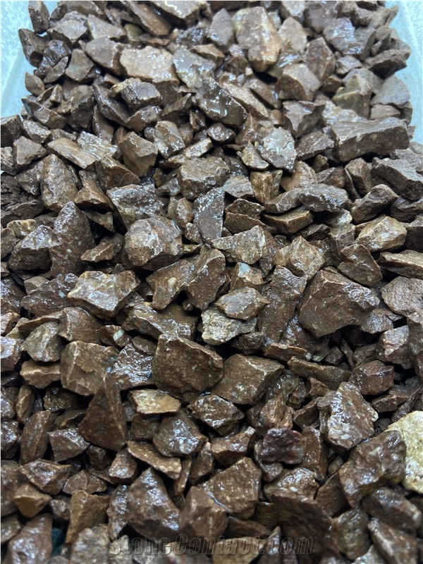 Red Crushed Stone Gravels