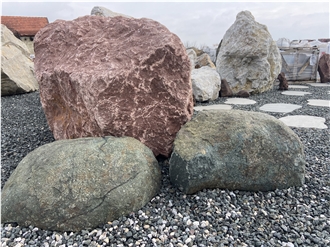 Red Crushed Stone Gravels