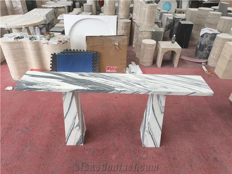 Arabescato Marble Custom Table Decorative Furniture