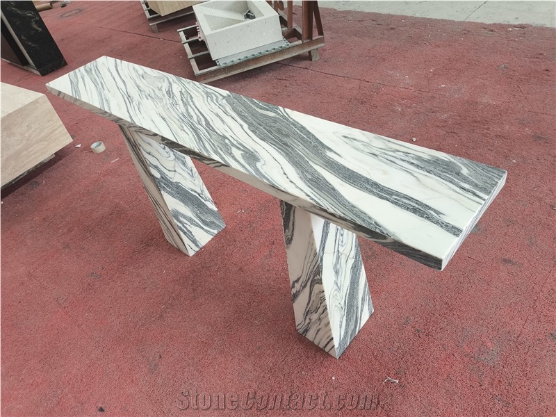 Arabescato Marble Custom Table Decorative Furniture