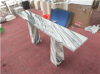 Arabescato Marble Custom Table Decorative Furniture