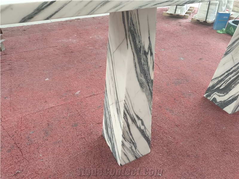Arabescato Marble Custom Table Decorative Furniture