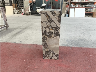 Calacatta Viola Marble Plinth Pedestal Stand