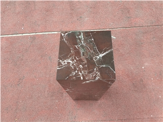 Rosa Levanto Marble Plinth Pedestal Column