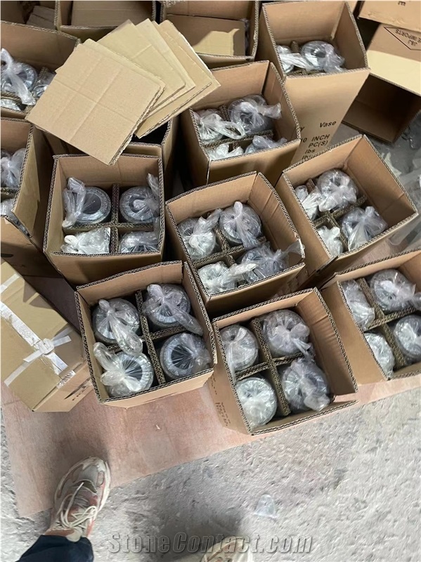 Barre Grey Granite Cemetery Vases Monumental Vase