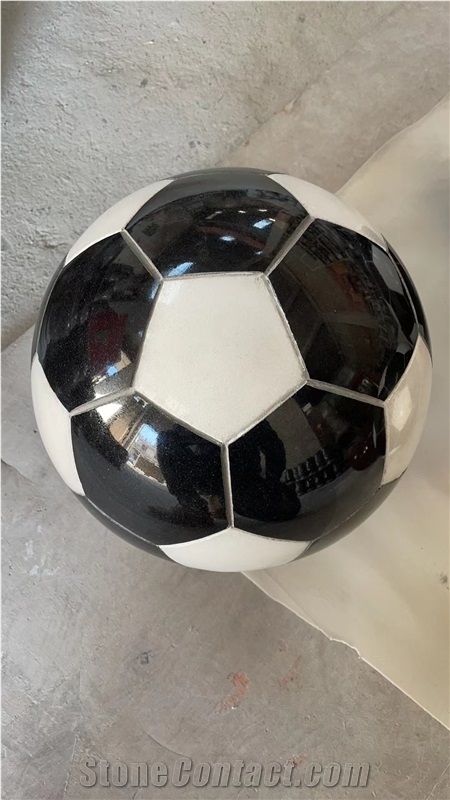 Indian Red Granite Basketball Stone Crafts