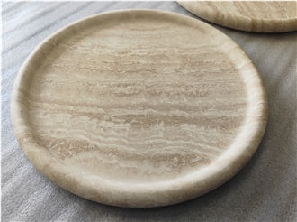 Big Size Bubble Bear Travertine Tray  Home Decor Products
