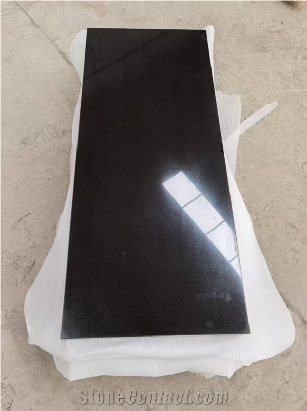 Promotional Price Mongolian Black Basalt Headstones