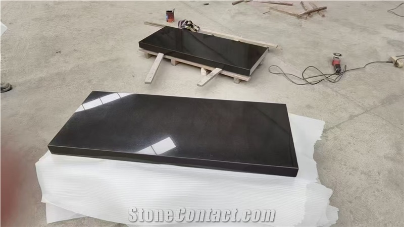 Promotional Price Mongolian Black Basalt Headstones