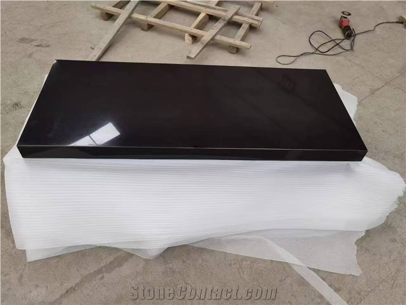 Promotional Price Mongolian Black Basalt Headstones