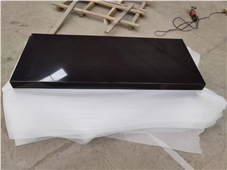 Promotional Price Mongolian Black Basalt Headstones