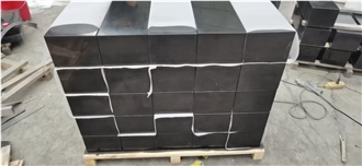 Promotional Price Mongolian Black Basalt Headstones