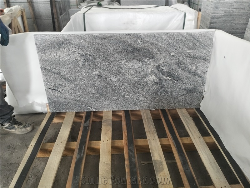 China Juparana Granite Grey Polished Slabs