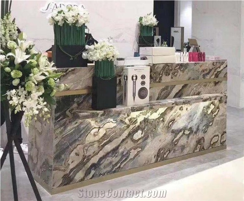 Blue Quartzite Commercial Counters