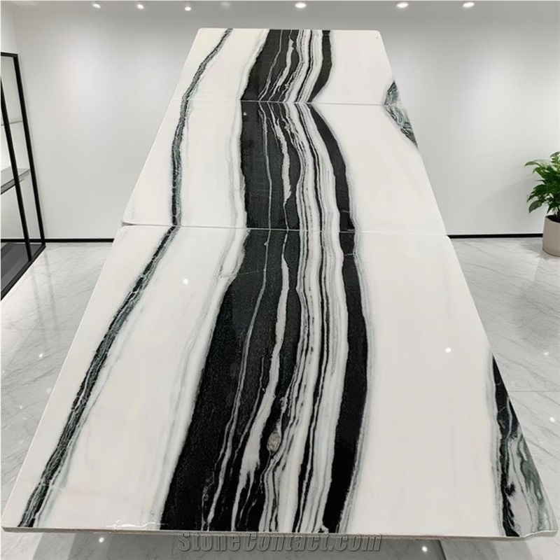 Panda White Marble Slabs